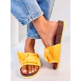 BM Pantoufles Feary Yellow pour femmes jaune 2