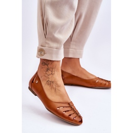 Lemar Ballerines Confortables en Cuir pour Femme Marron Luka brun 2 Lemar Ballerines Confortables en Cuir pour Femme Marron Luka brun 2