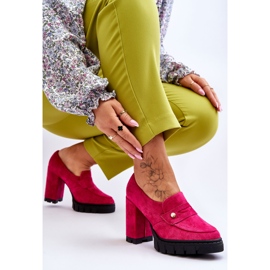 Vinceza Escarpins Daim Élégants Fuchsia Mintore rose 6