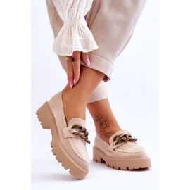 Mocassins Femme Daim S.Barski HX52-222 Beige 2 Mocassins Femme Daim S.Barski HX52-222 Beige 2