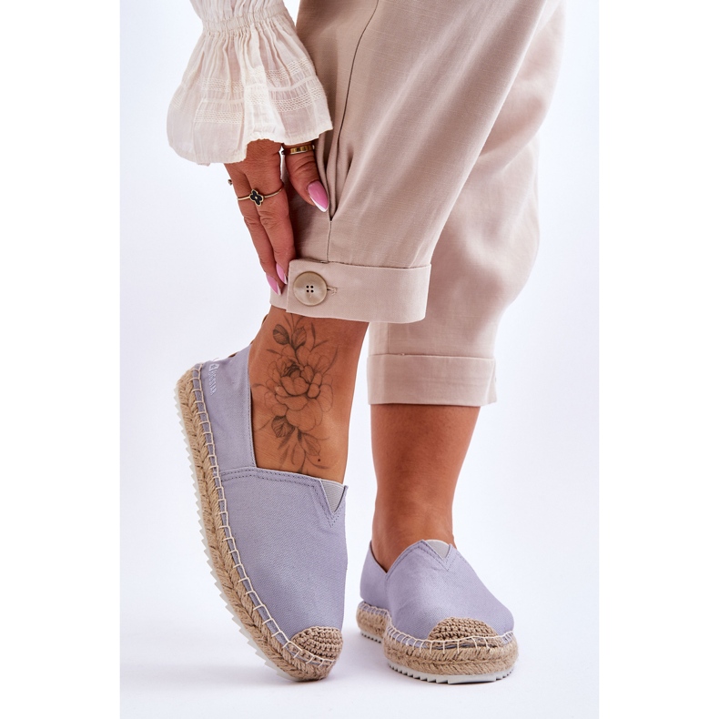 Espadrilles à Semelle Tressée Big Star HH274497 Bleu Clair 1