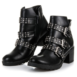 Kylie Bottes rock femme noir 2