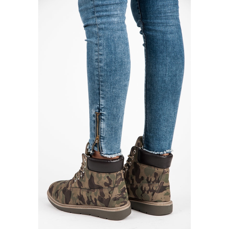 Kylie Trappeurs camouflés brun 1