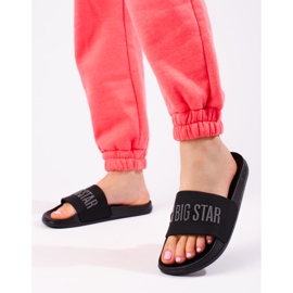 Chaussons femme noirs Big Star FF274A200906 2