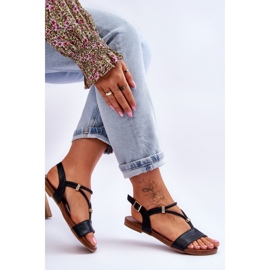 Sandales Plates Femme S.Barski KV-541-120 Noir 2