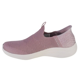 Chaussures Skechers Hands Free Slipins Ultra Flex 3.0 Smooth Step W 149709-MVE rose 1 Chaussures Skechers Hands Free Slipins Ultra Flex 3.0 Smooth Step W 149709-MVE rose 1