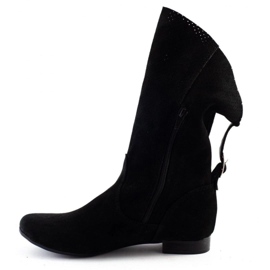 Olivier Bottines ajourées Elena noir le noir 1