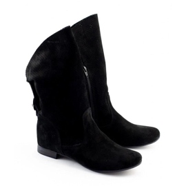 Olivier Bottines ajourées Elena noir le noir 2