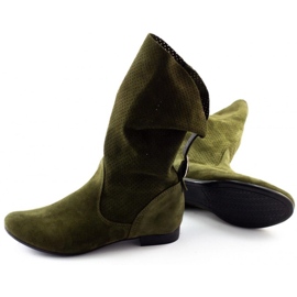 Olivier Bottines ajourées Elena vert 5