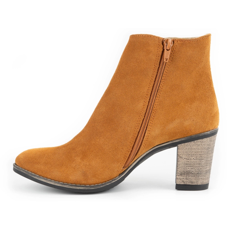 Olivier Bottines à talon Sara Rude orange 1