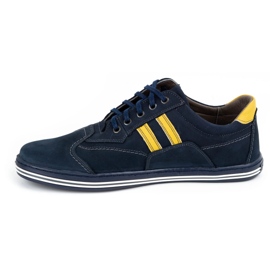 ABIS Chaussures homme 1801N bleu marine 1
