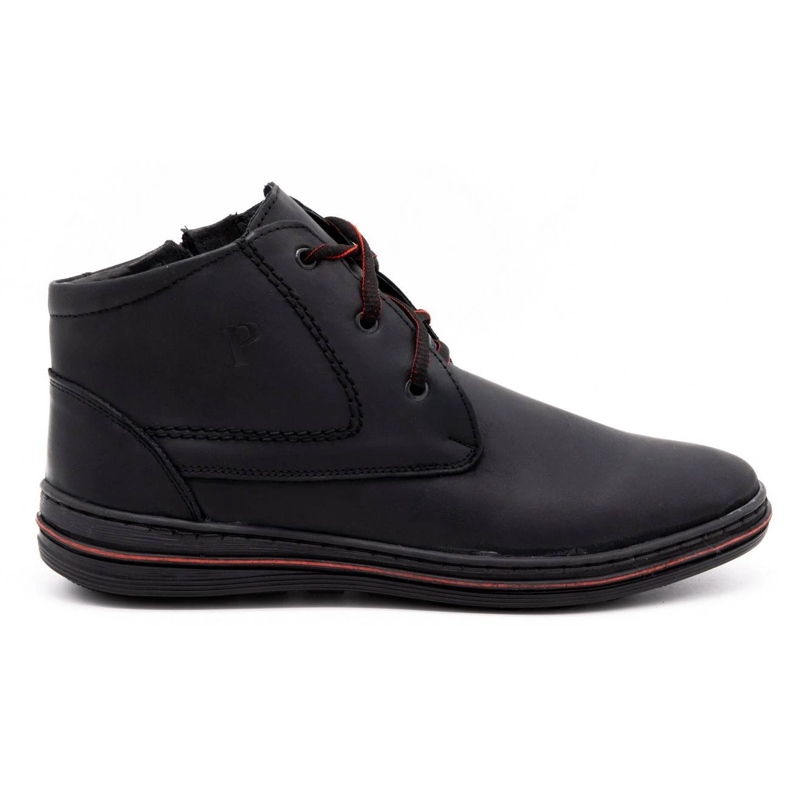 Polbut 339 chaussures pour hommes noires le noir 1 Polbut 339 chaussures pour hommes noires le noir 1