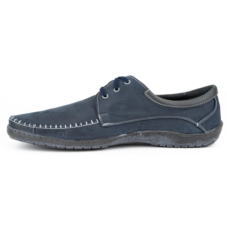 Mario Pala Chaussures homme 539 bleu marine 1