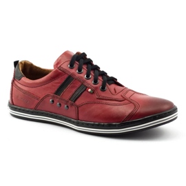 ABIS Chaussures décontractées pour hommes 1801 rouge 1 ABIS Chaussures décontractées pour hommes 1801 rouge 1