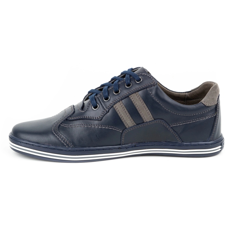 ABIS Chaussures casual homme 1801 bleu marine 1