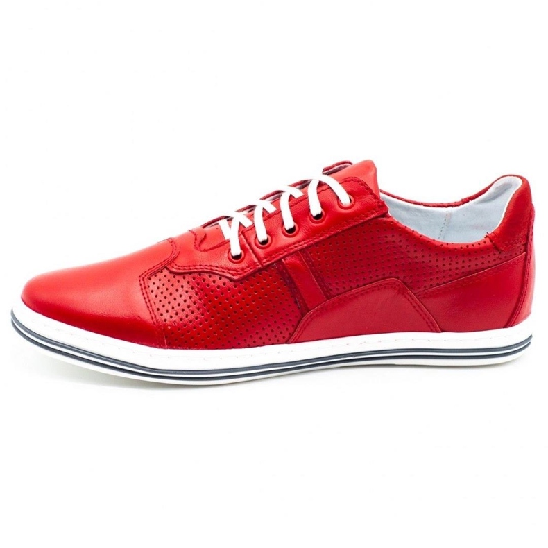 Polbut 1801L chaussures décontractées rouges pour hommes 1