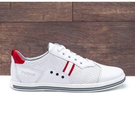 Polbut 1801P chaussures décontractées blanches pour hommes 1