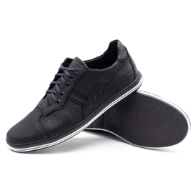 Polbut 1801P chaussures décontractées noires pour hommes 1