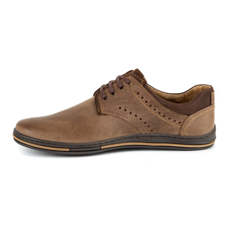 Polbut Chaussures décontractées pour hommes 402 marron brun 1