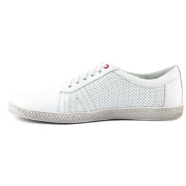 KOMODO Chaussures décontractées pour hommes 910 blanc 1