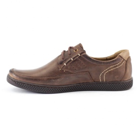 KOMODO Chaussures casual homme 911 marron foncé brun 1