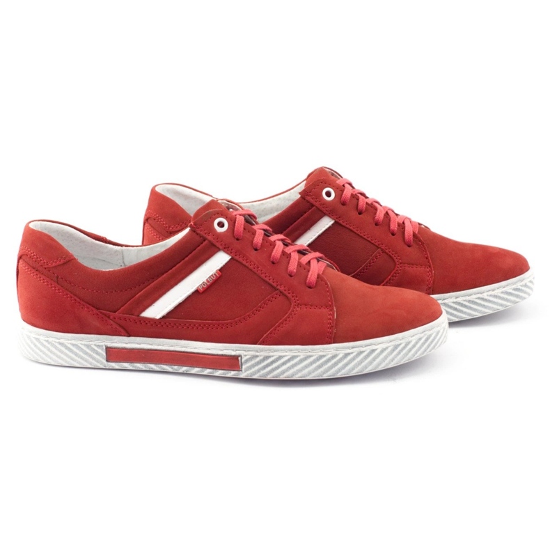 Polbut Chaussures homme J47 rouge 1 Polbut Chaussures homme J47 rouge 1
