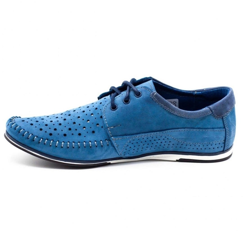 KOMODO Chaussures homme mocassins 875 bleu été 1
