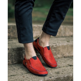 Mario Pala Chaussures homme mocassins 901 été rouge 1 Mario Pala Chaussures homme mocassins 901 été rouge 1