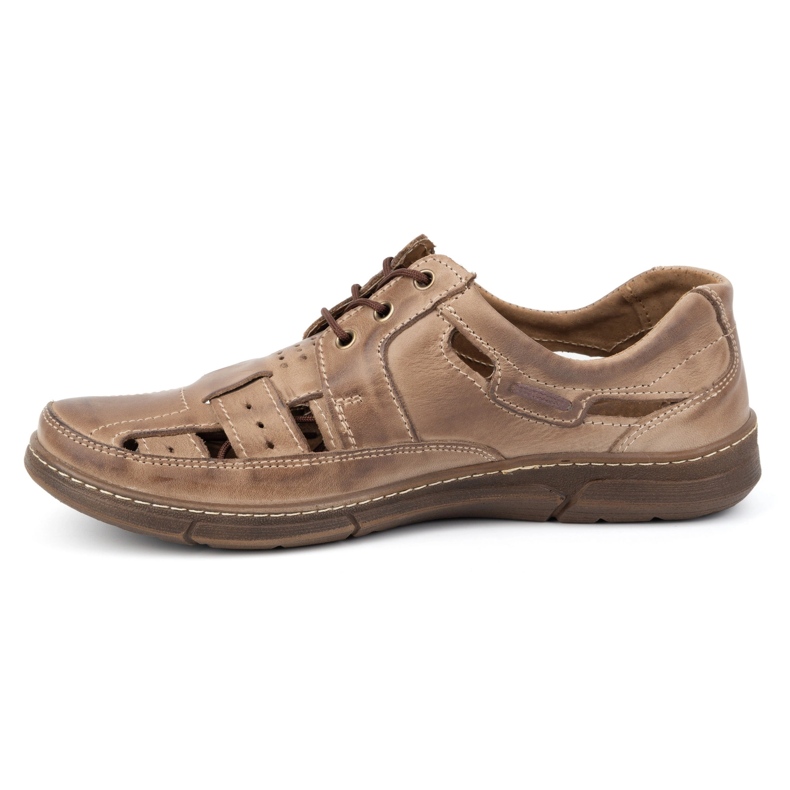 KENT Chaussures été homme ajourées 600 marron brun 1
