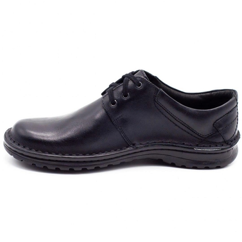 Joker Chaussures en cuir pour hommes 229 noir 1