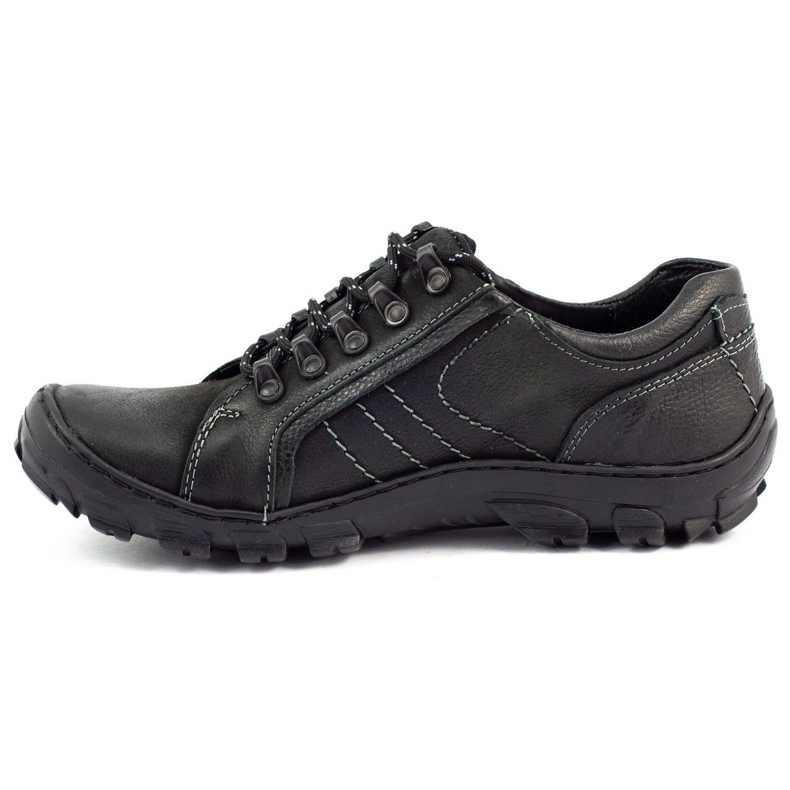 KOMODO Chaussures trekking homme cuir 904 noir 1