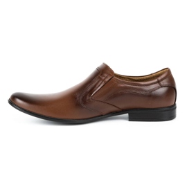 Lukas Chaussures habillées à enfiler pour hommes 284 marron brun 1