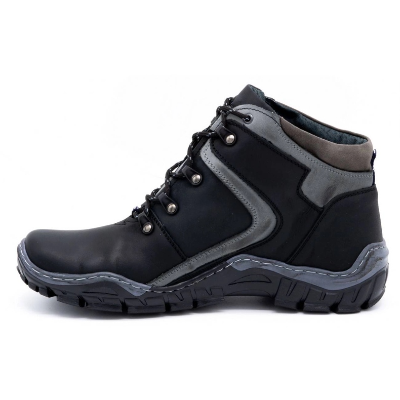 Olivier Chaussures d'hiver pour hommes 129 Noir 1