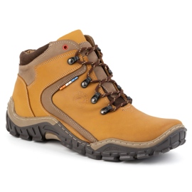 Olivier Chaussures d'hiver pour hommes 129 Jaune 3