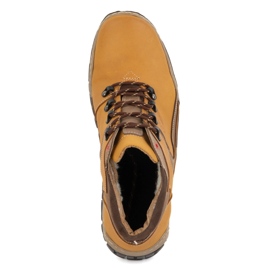 Olivier Chaussures d'hiver pour hommes 129 Jaune 6