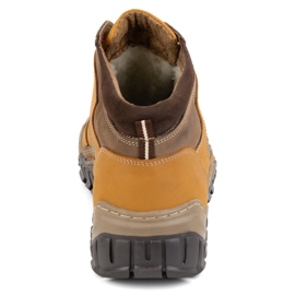Olivier Chaussures d'hiver pour hommes 129 Jaune 7