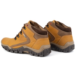 Olivier Chaussures d'hiver pour hommes 129 Jaune 9