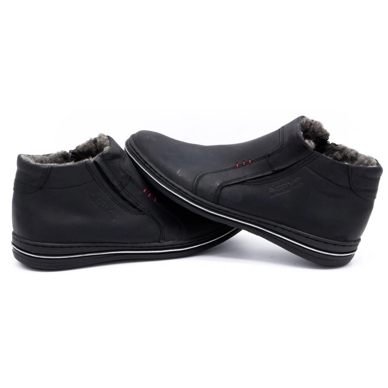 Polbut Bottes d'hiver pour hommes noires 381 1