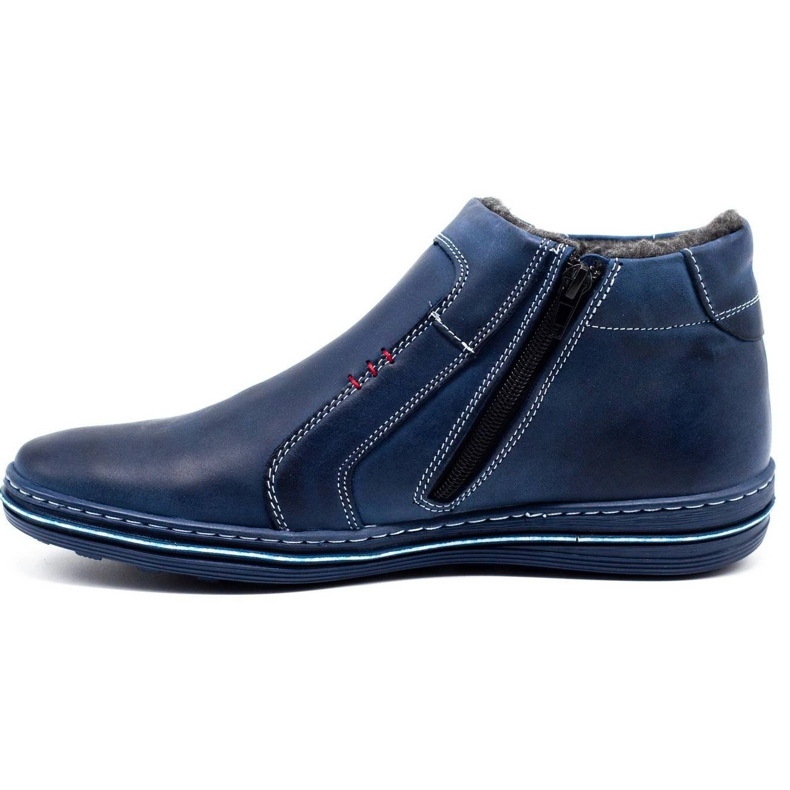 Polbut Chaussures hiver homme 381 bleu marine 1