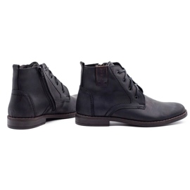 Polbut Bottes d'hiver pour hommes noires c20 le noir 4