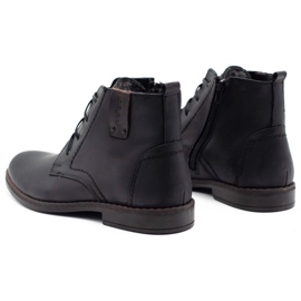 Polbut Bottes d'hiver pour hommes noires c20 le noir 7