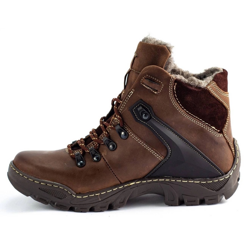 KENT Chaussures hiver homme Bottes de neige 119 marron, trekking brun 1 KENT Chaussures hiver homme Bottes de neige 119 marron, trekking brun 1