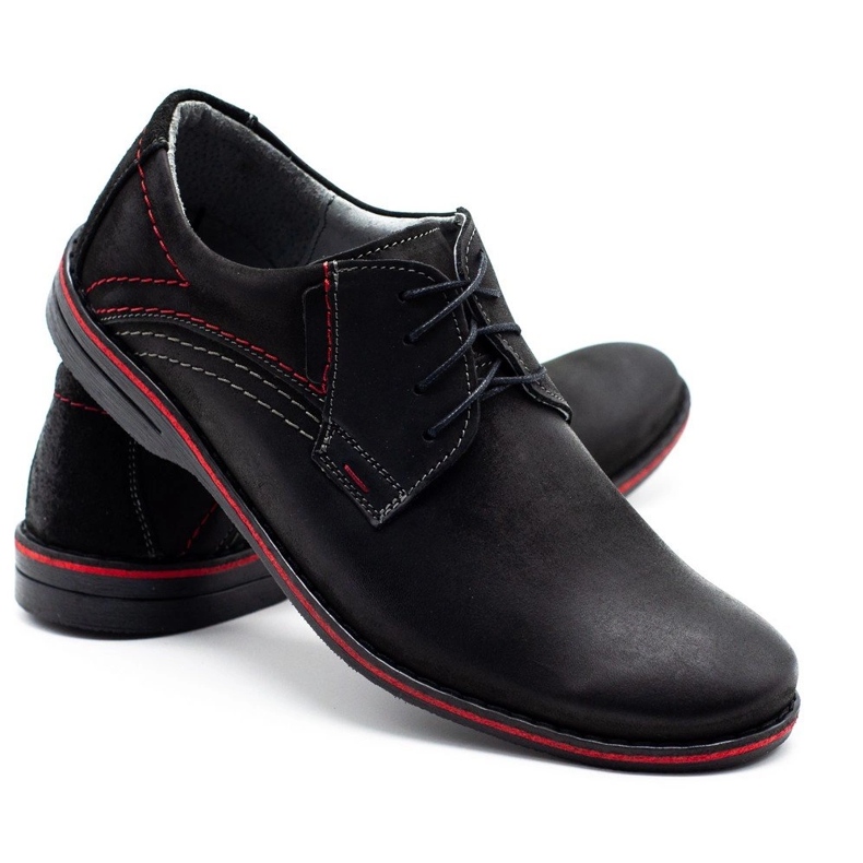 Chaussures homme cuir Olivier 242 noir 1