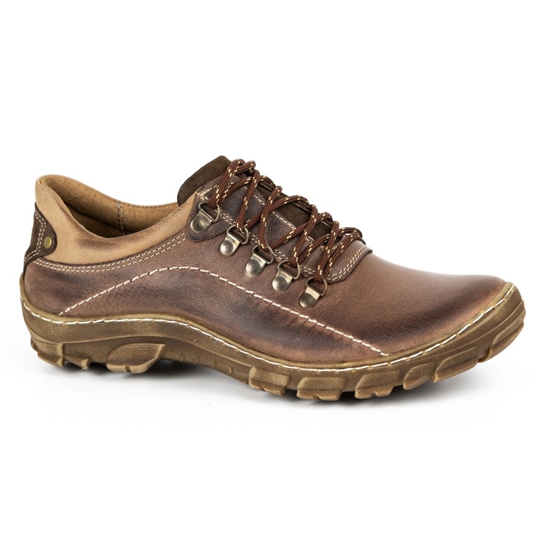 KOMODO Chaussures trekking homme cuir 700 marron brun 1