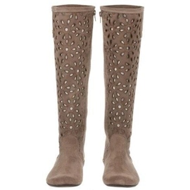 Olivier Boots ajourées femme beige foncé 2