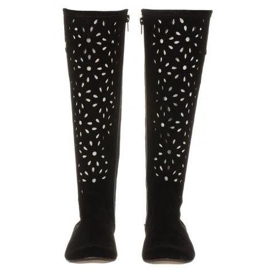 Olivier Bottines ajourées noires femme 2