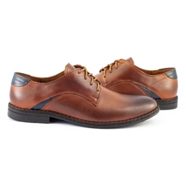 Lukas Chaussures élégantes pour hommes 253LU marron brun 2