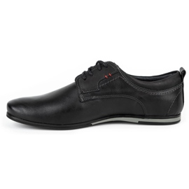 Olivier Chaussures élégantes pour hommes pour jeans 731 noir 1