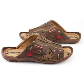 Olivier Chaussons homme 334GT marron brun 2