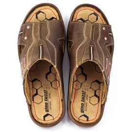 Olivier Chaussons homme 334GT marron brun 1